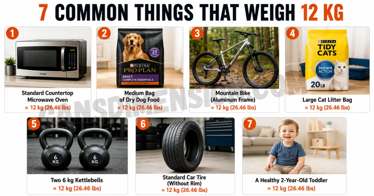 7-common-things-that-weigh-12-kg