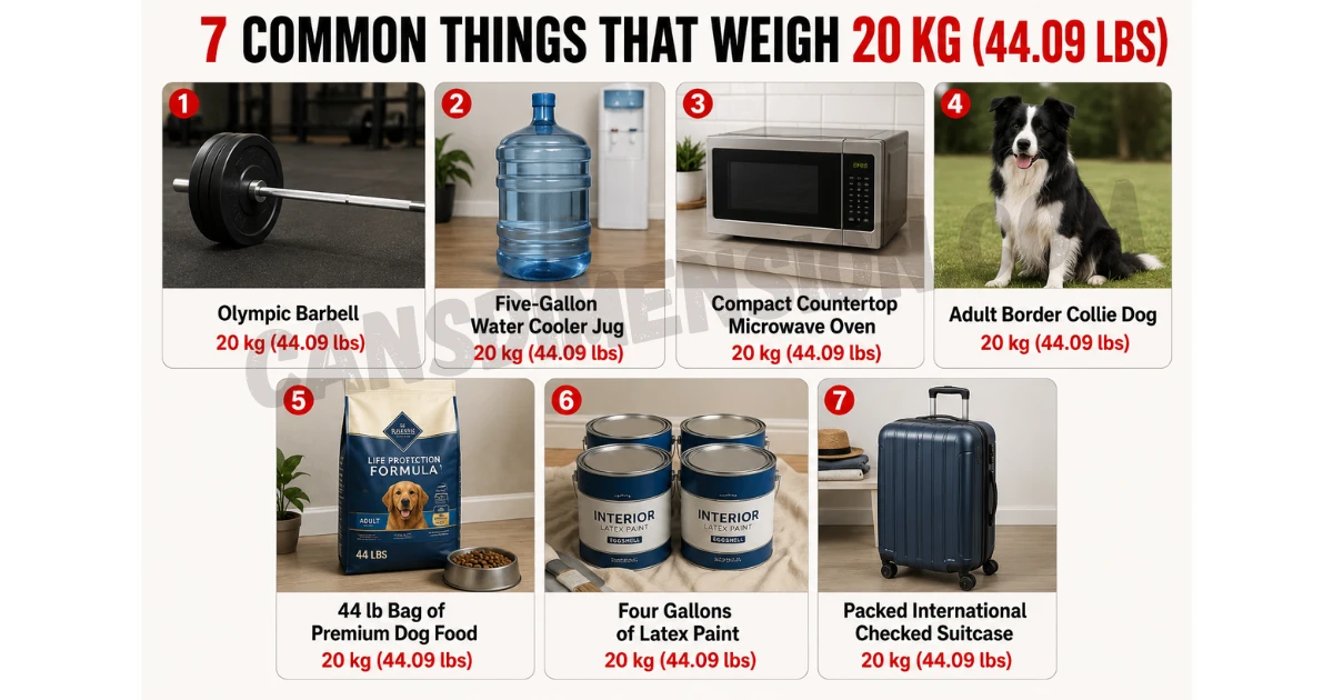 7-common-things-that-weigh-20-kg