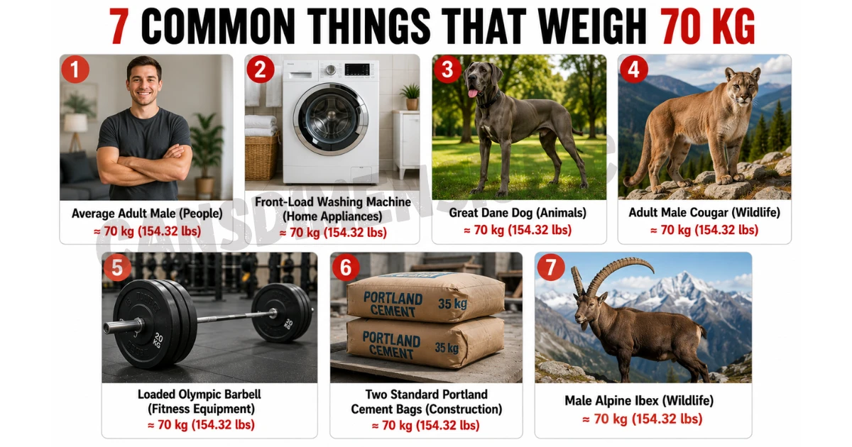 7-common-things-that-weigh-70-kg