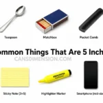 17 Common Things That Are 5 Inches Long - 2026 things-that-are-5-inches-long