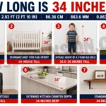 7 Common Things That Are 34 Inches Long-2026 7-common-things-that-are-34-inches-long