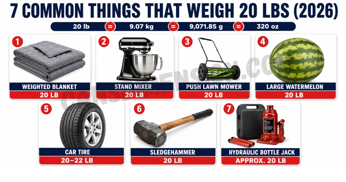 7-common-things-that-weigh-20-lbs