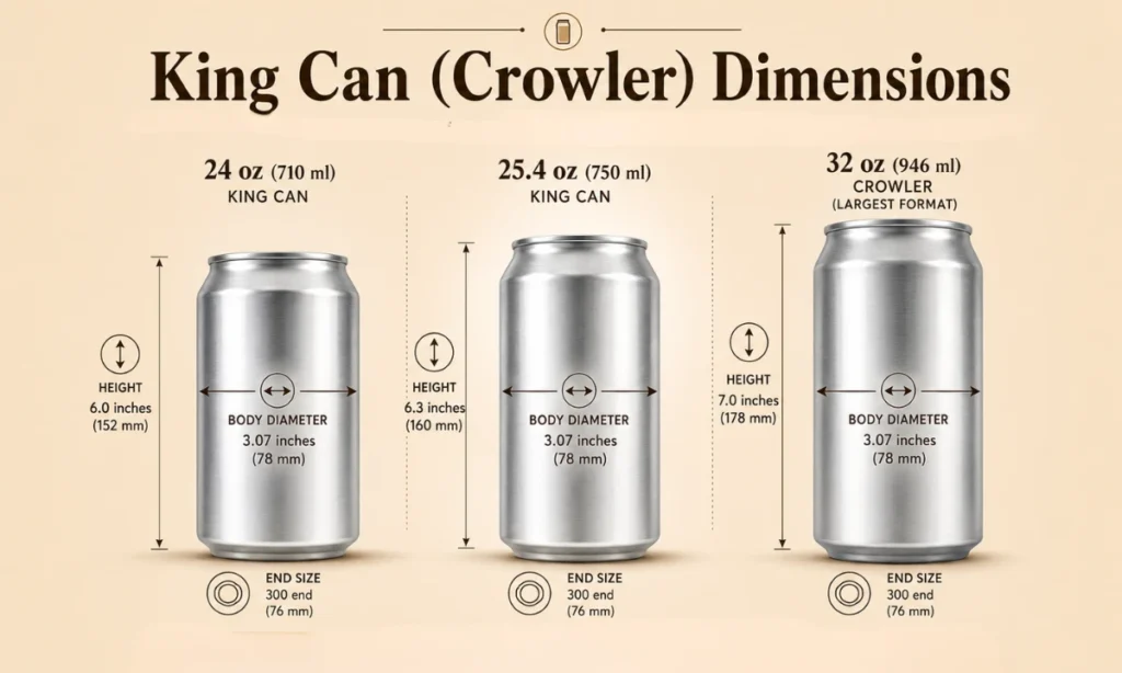 king-crowler-can-dimensions