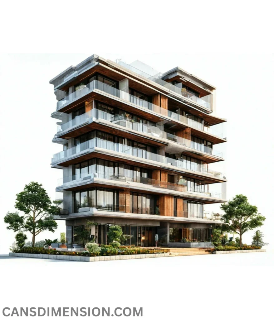five-story-building-are-50-feet-long