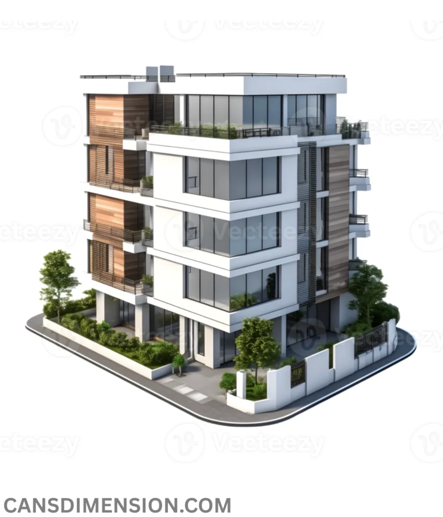 4-story-building-are-40-feet-long