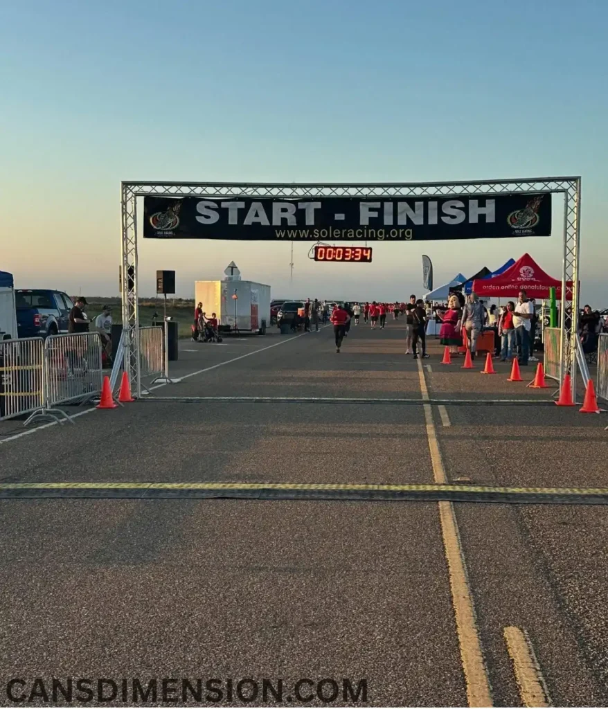 a-standard-5k-race-route-are-5-kilometer-long